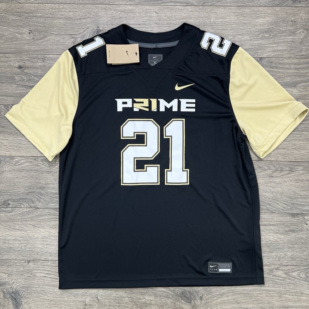 Nike Prime Sadeur Sanders Jersey Sz XL Mens Black Prime 2.0 #21 Football